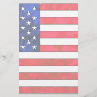 USA FLAG Stationery