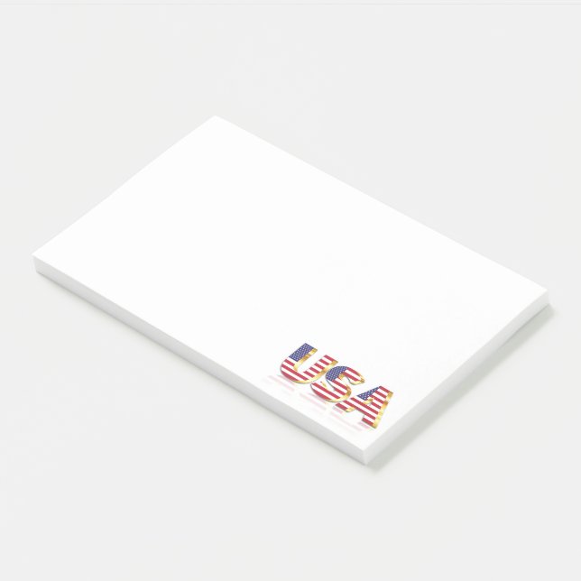 USA Flag Sticky Notes (Angled)