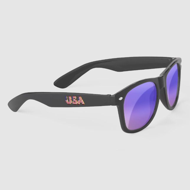 USA Flag Sunglasses - Patriotic (Right)