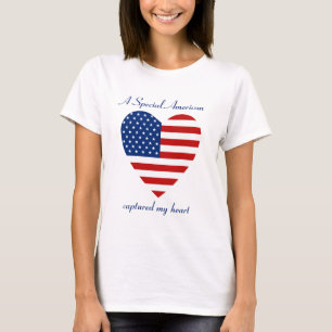 USA Flag Sweetheart T-Shirt