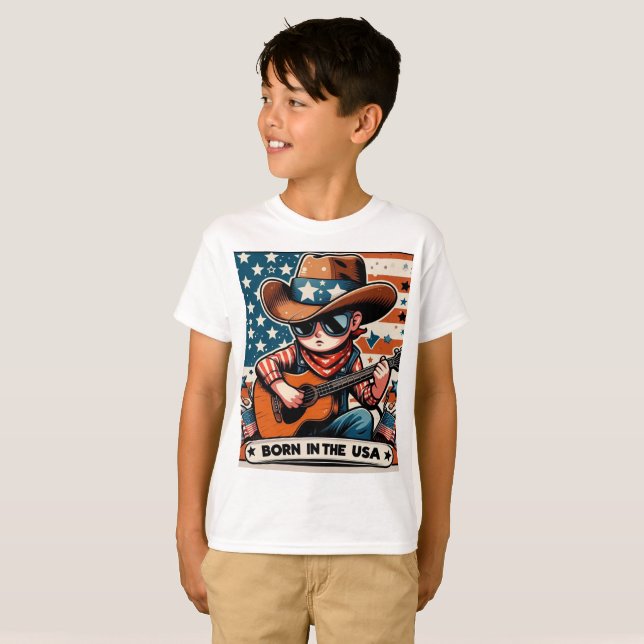 USA FLAG T-SHIRT (Front Full)