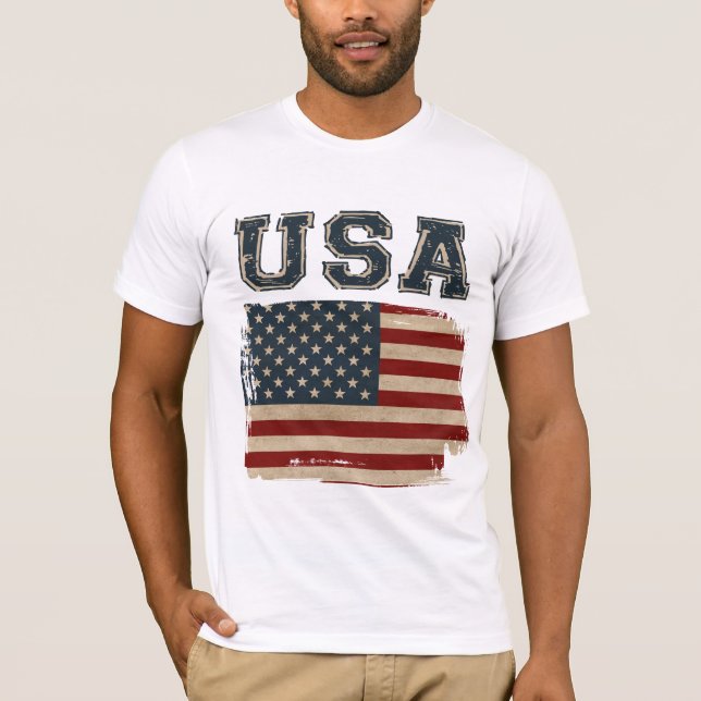 USA flag T-Shirt (Front)