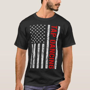 USA Flag Tap Dance Dancing T-Shirt