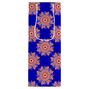 USA Flag-Teabag Folding S11b-WINE GIFT BAG