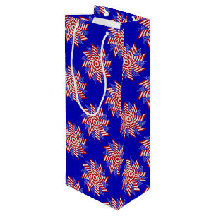 USA Flag-Teabag Folding S13b-WINE GIFT BAG