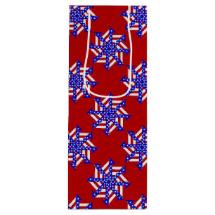 USA Flag-Teabag Folding S14r-WINE GIFT BAG