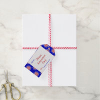 USA Flag-Teabag Folding s8b-GIFT TAGS