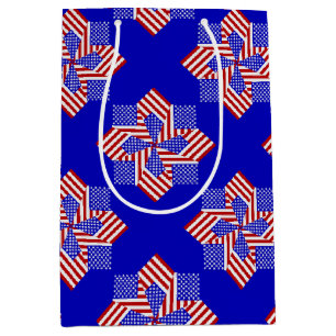 USA Flag-Teabag Folding S9b-GIFT BAG M
