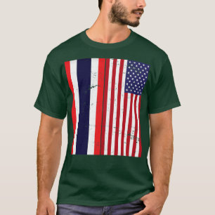USA Flag Thailand T-Shirt