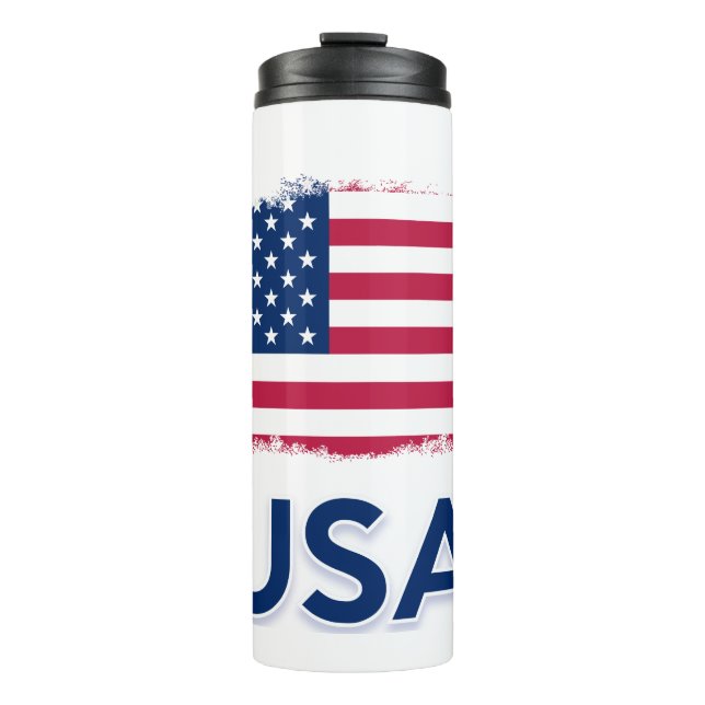 USA Flag    Thermal Tumbler (Front)