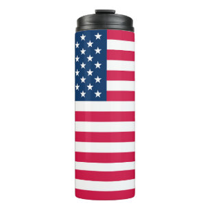 USA Flag Thermal Tumbler