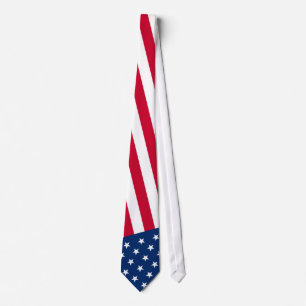 USA flag tie