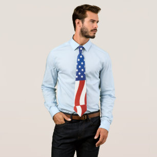 USA flag Tie