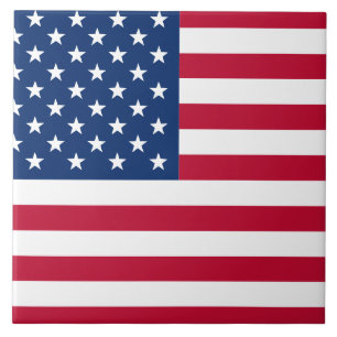 Usa flag tile