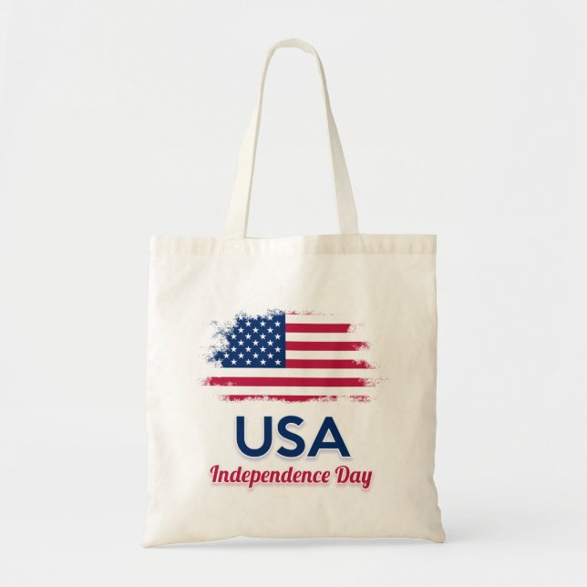 USA Flag       Tote Bag (Front)