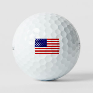 USA Flag tpv1 gbcnt Golf Balls