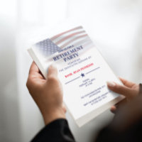 USA Flag | Transparent Gradation | Classy White