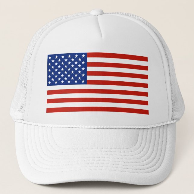 USA flag Trucker Hat (Front)