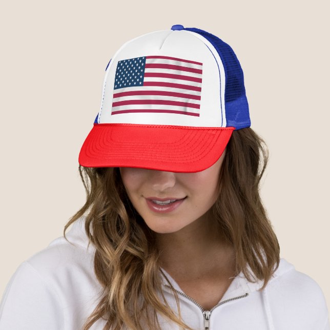 USA Flag Trucker Hat – 4th of July Special (In Situ)