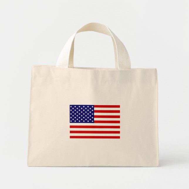USA Flag ttcnt Mini Tote Bag (Front)
