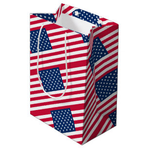 USA Flag - United States of America -  Medium Gift Bag