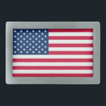 USA Flag - United States of America - Patriotic Belt Buckle<br><div class="desc">USA - United States of America - Flag - Patriotic - independence day - July 4th - Customisable - Choose / Add Your Unique Text / Colour / Image - Make Your Special Gift - Resize and move or remove and add elements / image with customisation tool. You can also...</div>