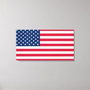 USA Flag - United States of America - Patriotic Canvas Print
