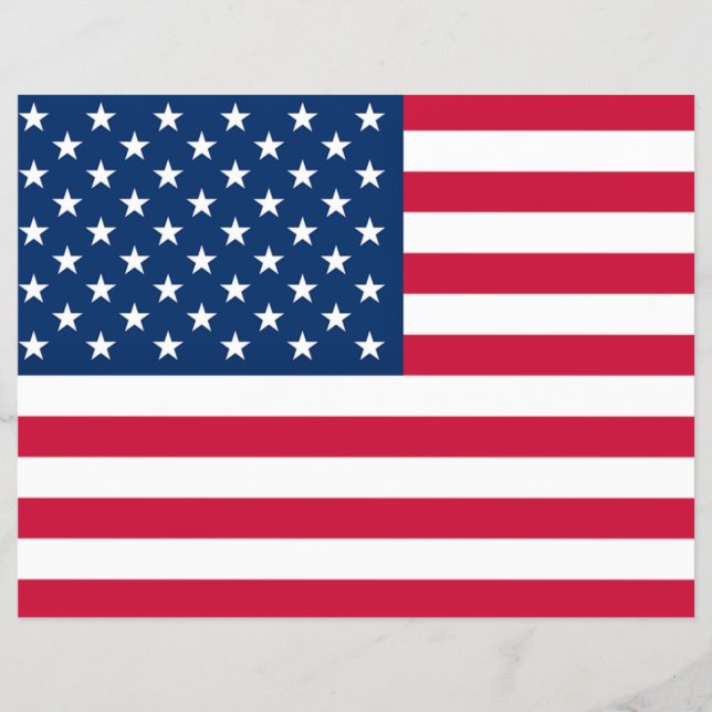 USA Flag - United States of America - Patriotic Flyer (Front)