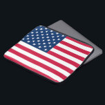 USA Flag - United States of America - Patriotic Laptop Sleeve<br><div class="desc">USA - United States of America - Flag - Patriotic - Independence Day - July 4th - Customizable - Choose / Add Your Unique Text / Color / Image - Make Your Special Gift - Resize and move or remove and add elements / image with customization tool. You can also...</div>