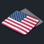 USA Flag - United States of America - Patriotic Laptop Sleeve<br><div class="desc">USA - United States of America - Flag - Patriotic - Independence Day - July 4th - Customizable - Choose / Add Your Unique Text / Color / Image - Make Your Special Gift - Resize and move or remove and add elements / image with customization tool. You can also...</div>