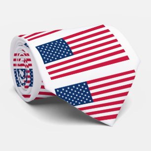 USA Flag - United States of America - Patriotic Tie