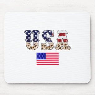 Usa Flag-Usa-Flag-America-American-American Flag Mouse Mat