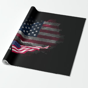 USA flag Wrapping Paper