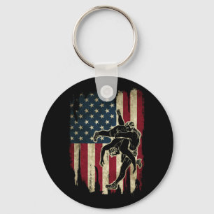 Usa Flag Wrestling American Flag Wrestling Wrestle Key Ring
