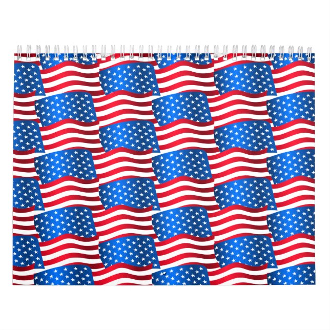 USA flags Calendar (Cover)