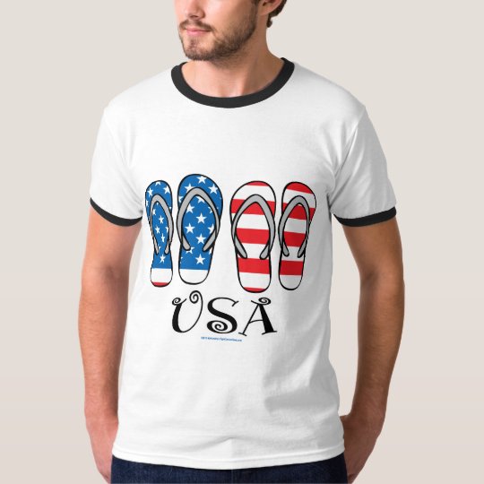 USA Flip Flops T-Shirt
