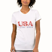 USA Floral 1776–2026 Shirt