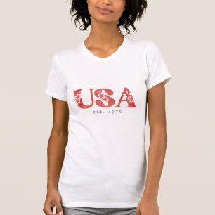 USA Floral Est. 1776 Shirt