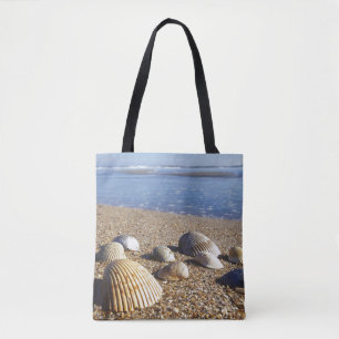 USA, Florida, Coastal Sea Shells Tote Bag