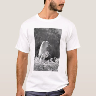 USA, Florida, Great Egret (Ardea alba) infrared T-Shirt