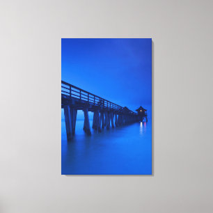 USA, Florida, Gulf Coast, Naples, Naples Pier Canvas Print