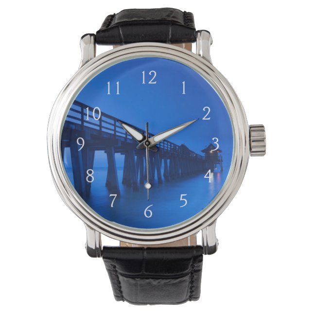 USA, Florida, Gulf Coast, Naples, Naples Pier Watch (Front)