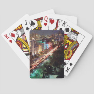 USA, Florida, Miami Beach, Ocean Drive, Art Deco 2 Playing Cards