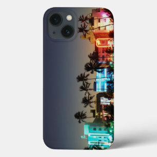 USA, Florida, Miami Beach, Ocean Drive, Art Deco iPhone 13 Case