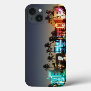 USA, Florida, Miami Beach, Ocean Drive, Art Deco iPhone 13 Case