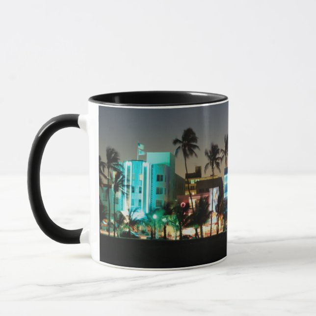USA, Florida, Miami Beach, Ocean Drive, Art Deco Mug (Left)
