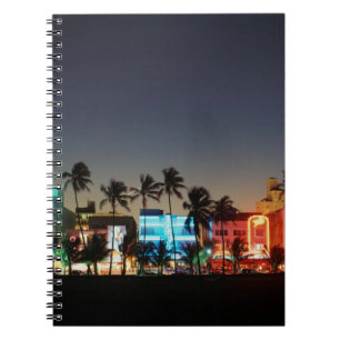 USA, Florida, Miami Beach, Ocean Drive, Art Deco Notebook