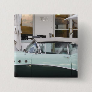USA, Florida, Miami Beach: South Beach, 1956 15 Cm Square Badge