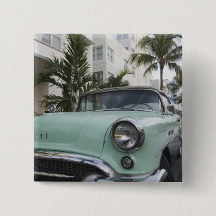 USA, Florida, Miami Beach: South Beach, 1956 3 15 Cm Square Badge