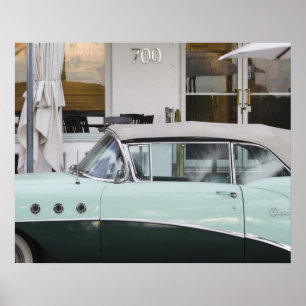 USA, Florida, Miami Beach: South Beach, 1956 Poster
